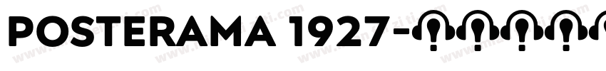 Posterama 1927字体转换